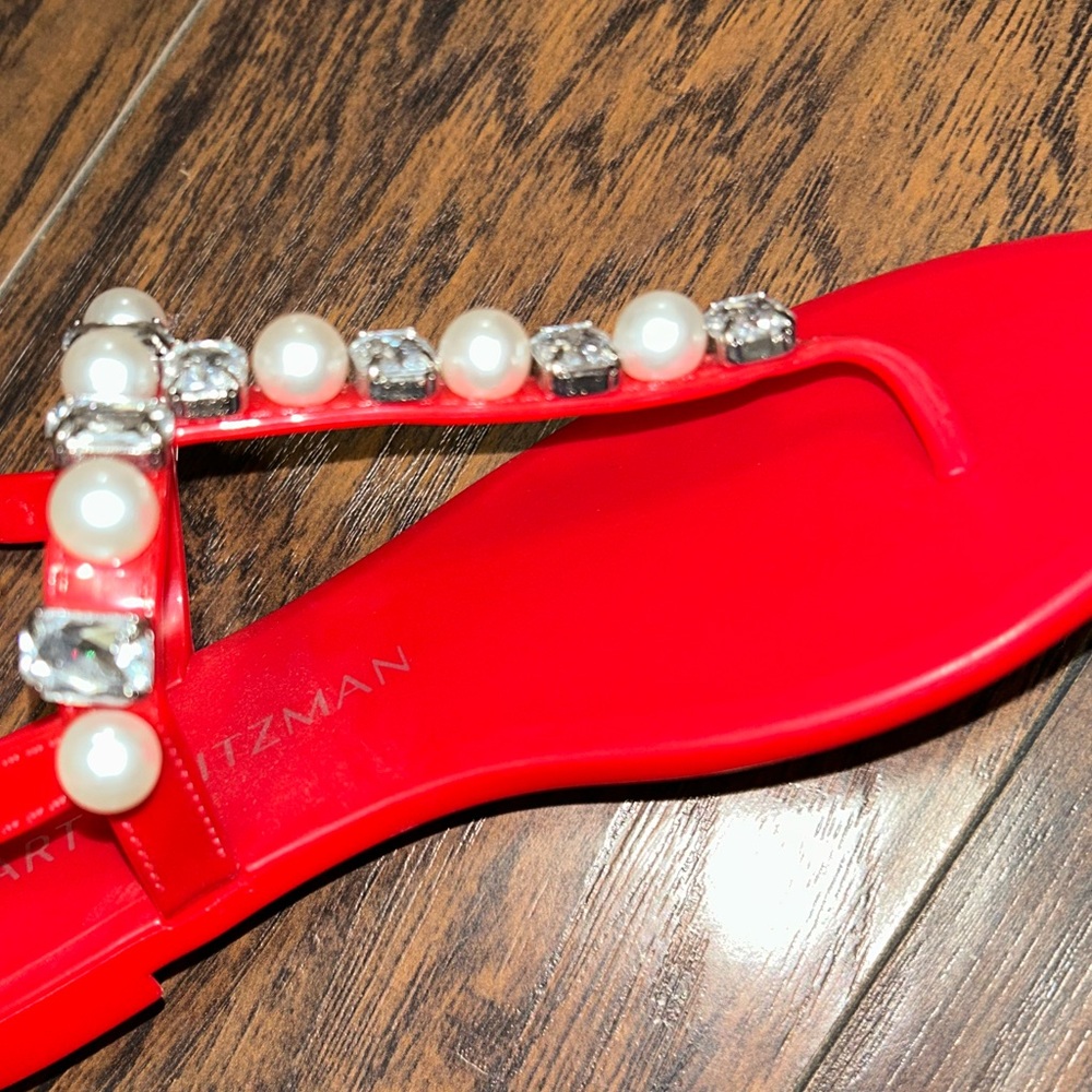 Stuart Weitzman Embellished Sandals - Picture 9 of 12